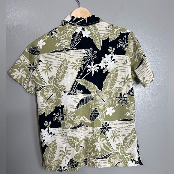 Go Barefoot Hawaiian button up shirt size xxs unisex island resort vacation - Picture 6 of 6
